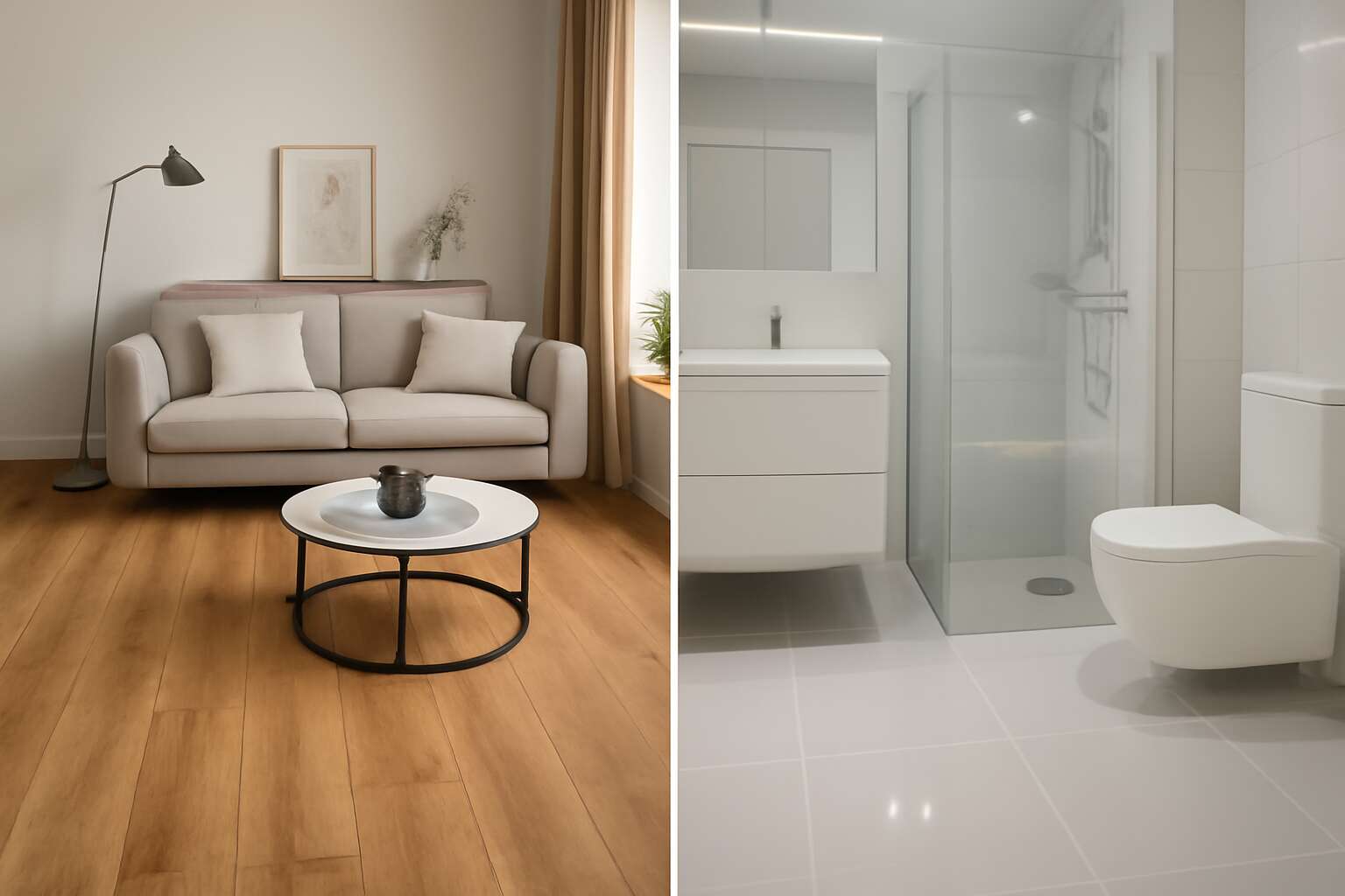 laminate floor vs tile