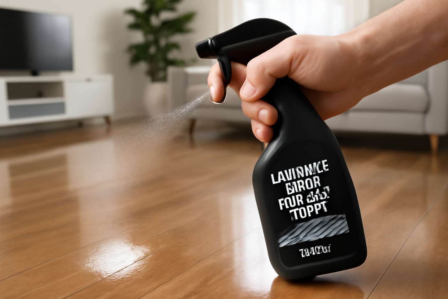 laminate floor polish spray