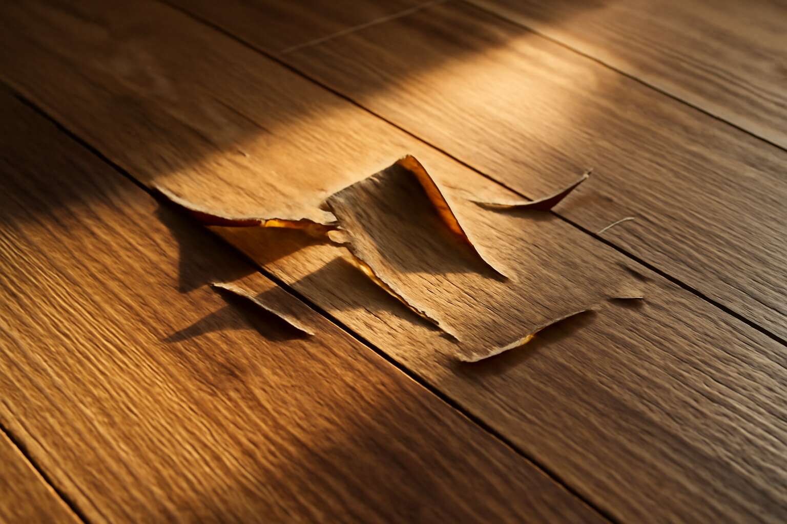 laminate floor is peeling
