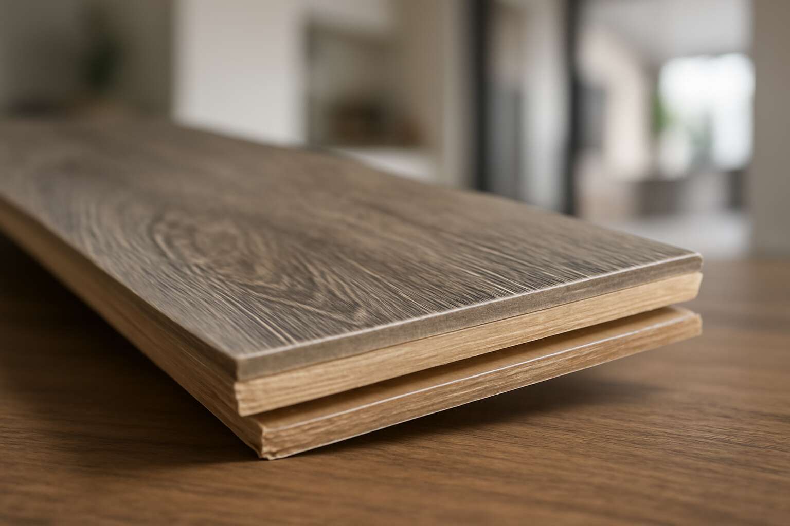 who invented laminate flooring