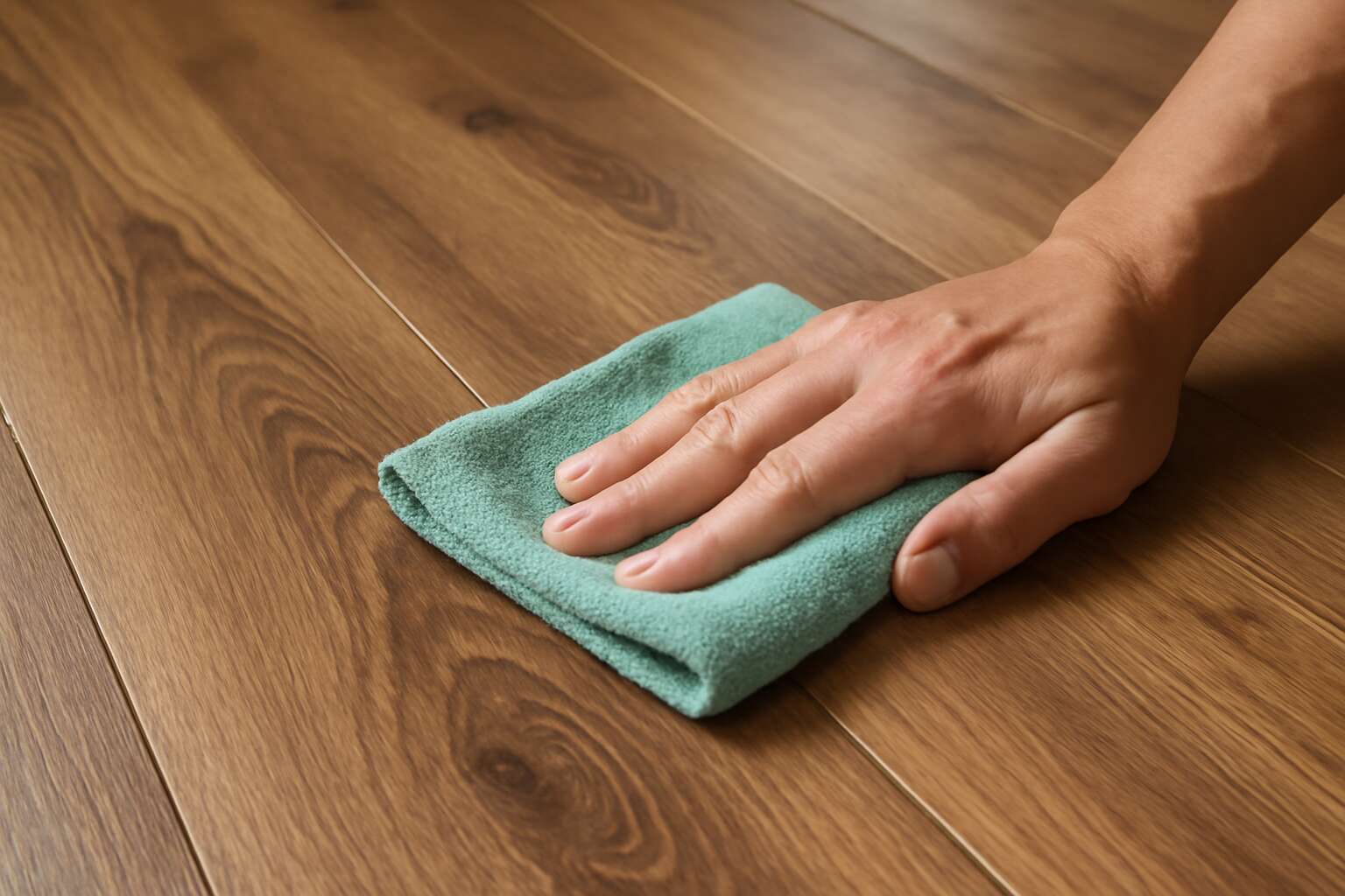 will laminate floor dry out