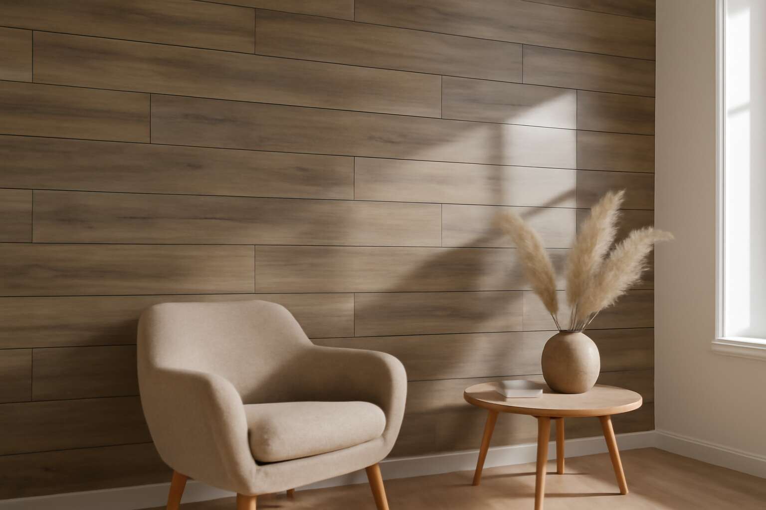 can laminate flooring be used on walls