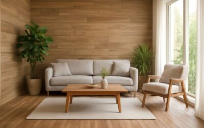 Transform Your Space with laminate floor on walls: a bold, stylish twist.