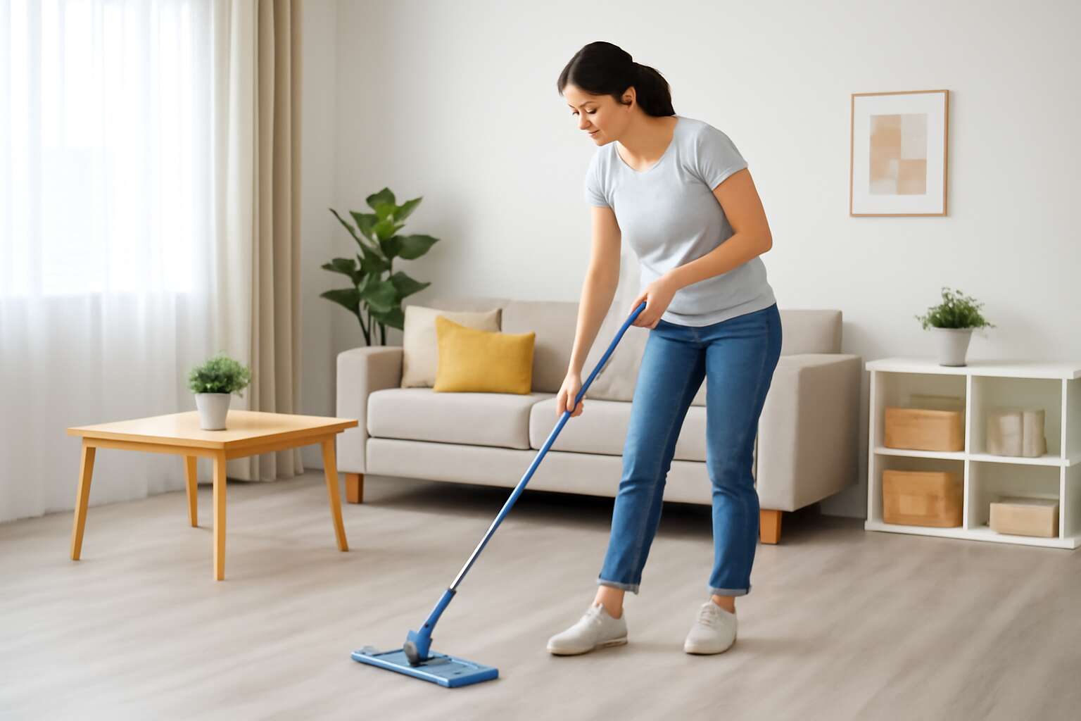 laminate flooring can you mop