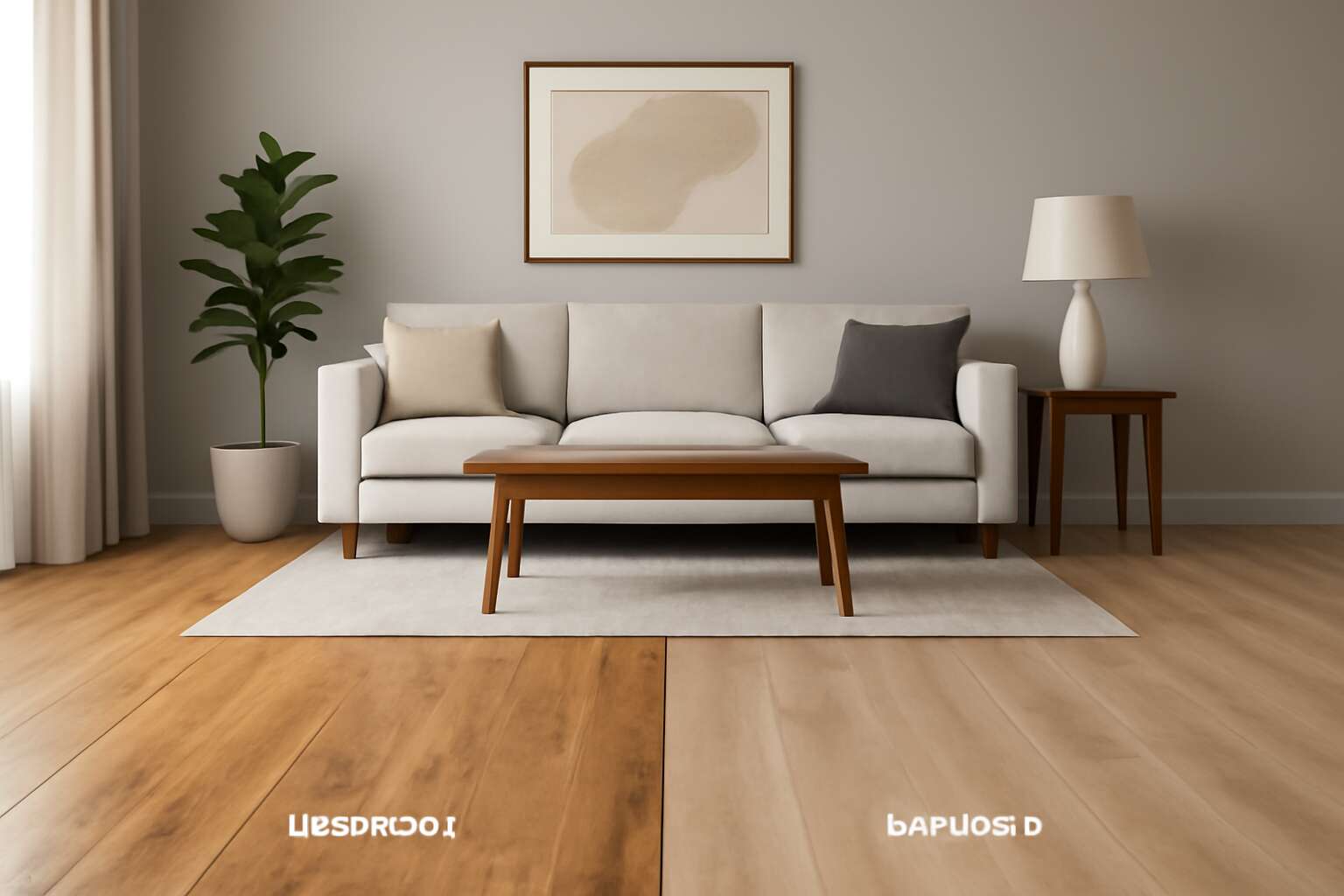 laminate floor vs wood floor