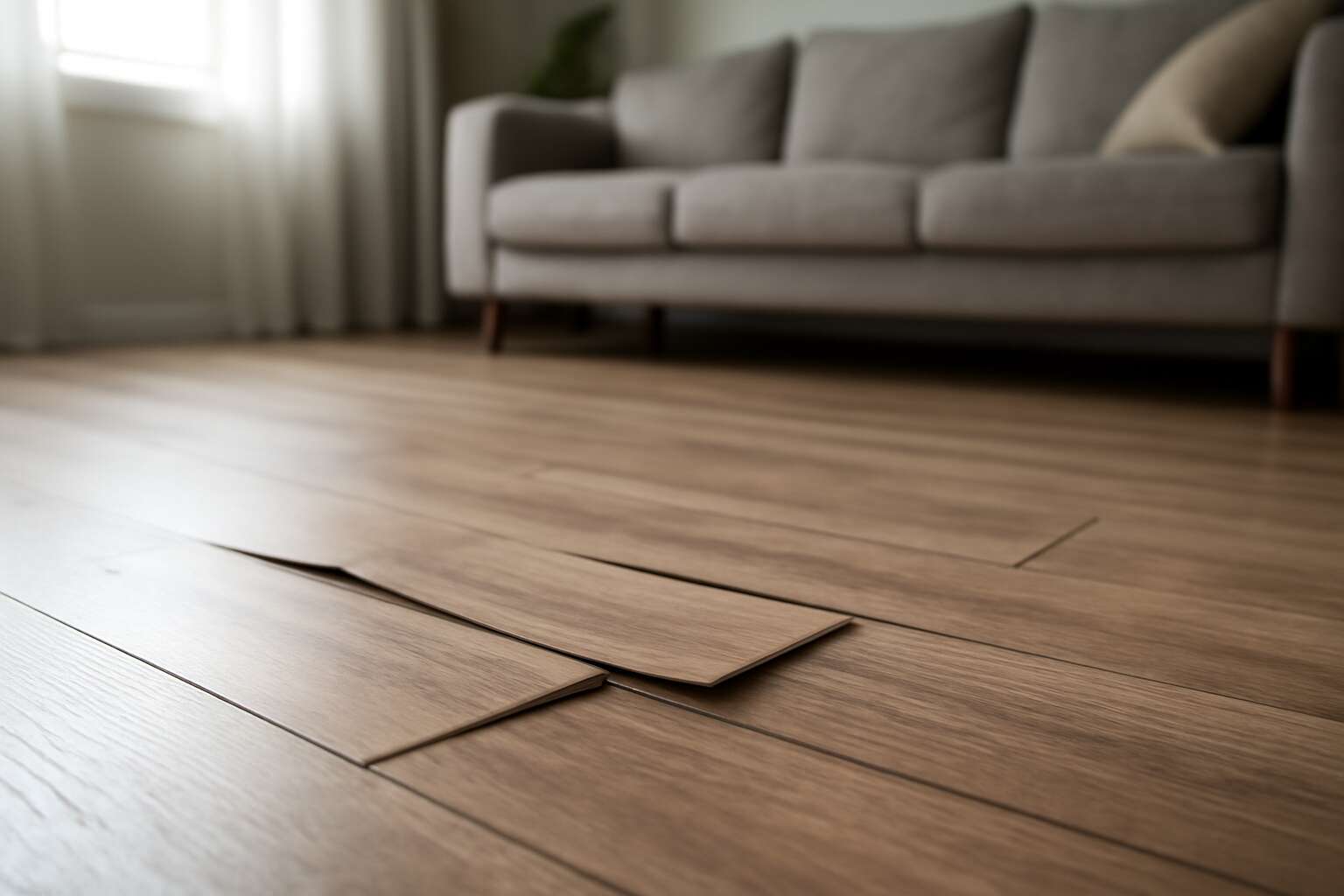 laminate floor is moving
