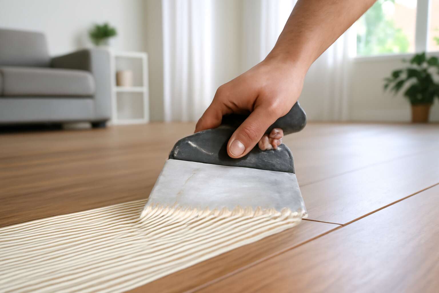 laminate floor glue