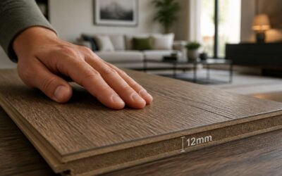 Choose laminate floor 12mm for a sturdy, elegant look.