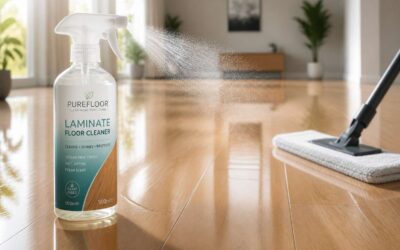 Laminate floor cleaner 500ml spray delivers quick, streak-free shine.